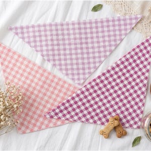 Custom Embroidered Cotton-Linen Dog Bandana: Paw Print Tribute Scarf, Personalized Pet Neckwear, Dog Lover Keepsake Gift image 11