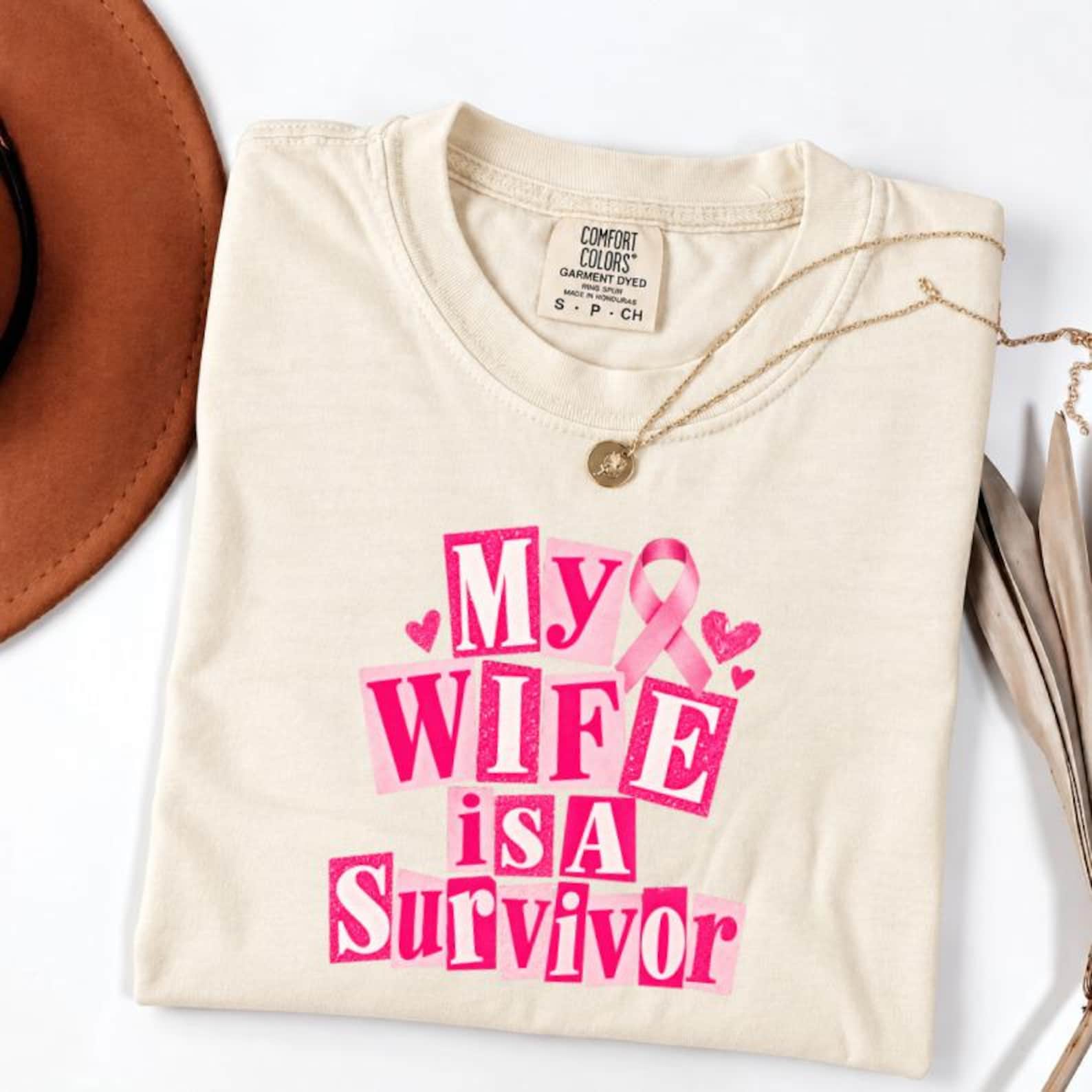 Vintage Ransom Note Breast Cancer Survivor PNG Digital Download, My Wife is A Survivor ...