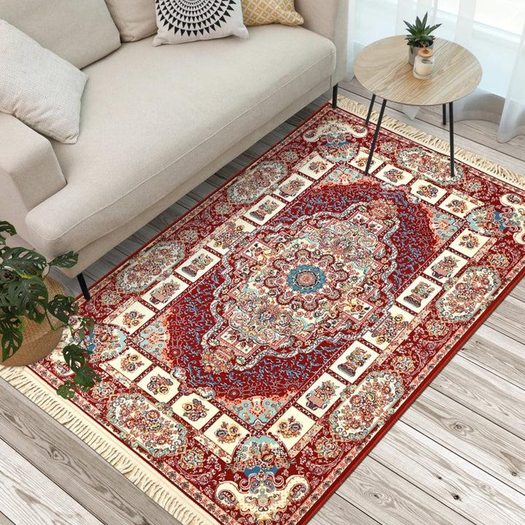 Handwoven Persian Rug | Traditional Khas Design, 3x5 Ft, GO04 - Etsy