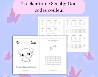 Scooby-Doo – Rastreador de colores misteriosos – Códigos de color – Tabla de colores – PDF imprimible