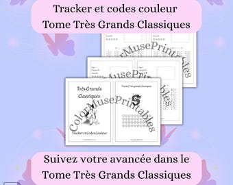 Great Classics – Mystery Coloring Tracker – Color Codes – Mystery Coloring Tracker – Color Chart – Printable PDF
