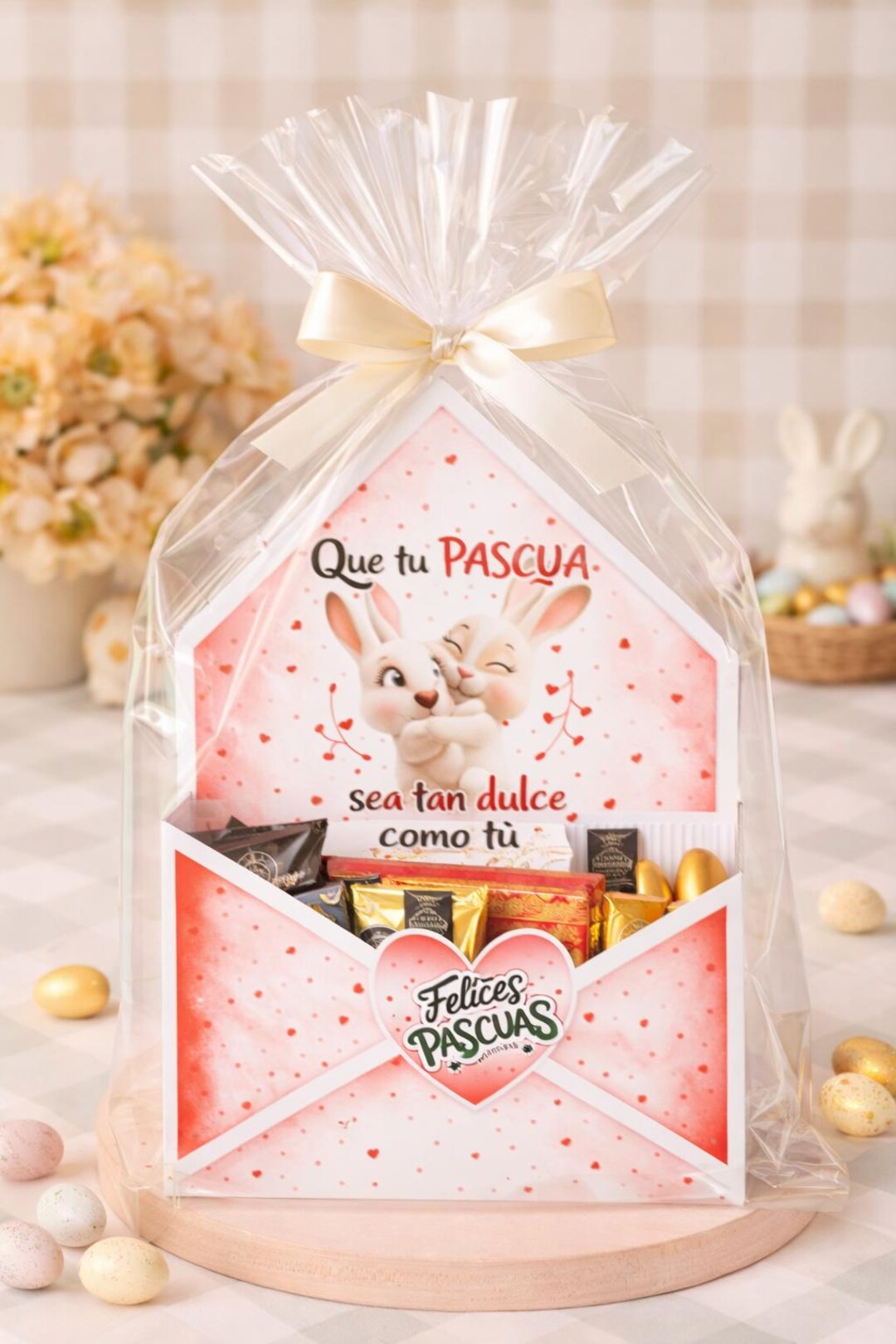 Printable Easter Gift Box Layout | Chocolate Holder Box | Editable PDF ...