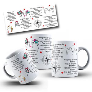 Disenõs Tazas Música Flork, Deformitos I have a constant morning and a watercolor Enamorados San Valentin - Gloria Estefan 11oz Png