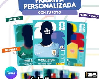 Custom Figurine World Cup 2026 - Archive Digital PDF to Print Uruguay