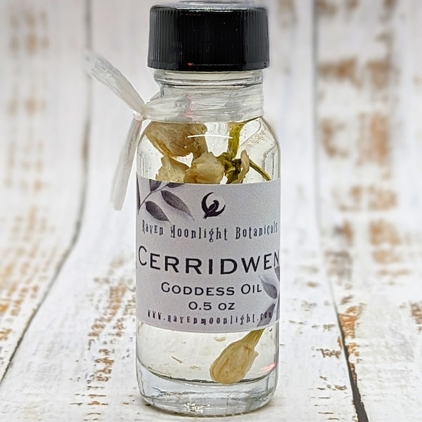 Ceridwin Oil, Welsh Goddess of Poetry, Inspiration, and the Cauldron of Transfiguration
