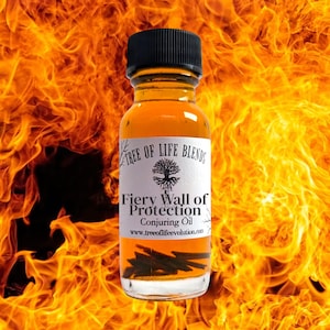 Fiery Wall of Protection Oil | Protection Conjuring Oil