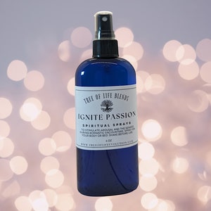 Ignite Passion Aromatherapy Spray | Ignite Passion Smokeless Mist | Pillow Spray | Essential Oil Infused Aromatherapy