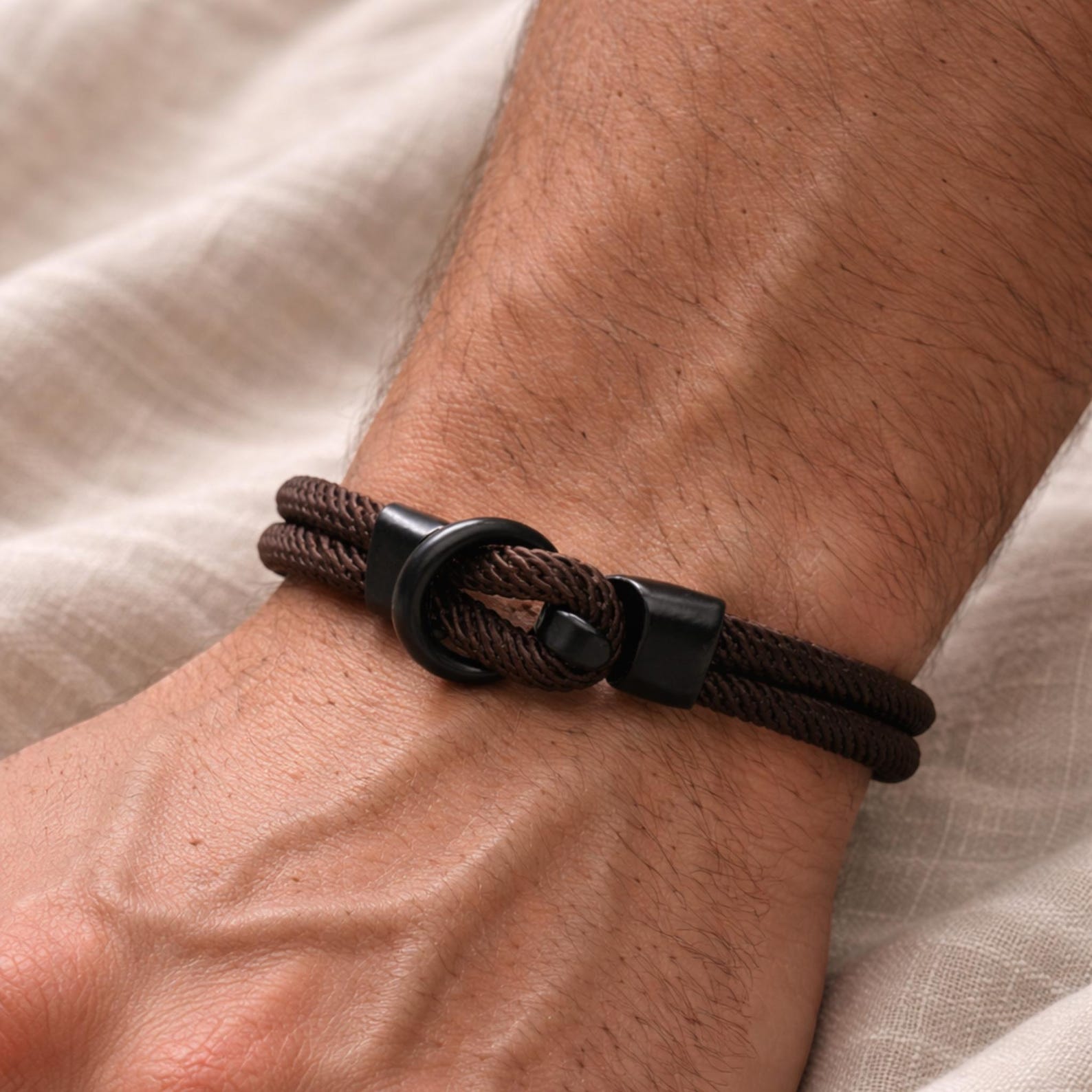 Men’s Double Layer Rope Bracelet Outdoor Paracord Survival Camping Gift ...