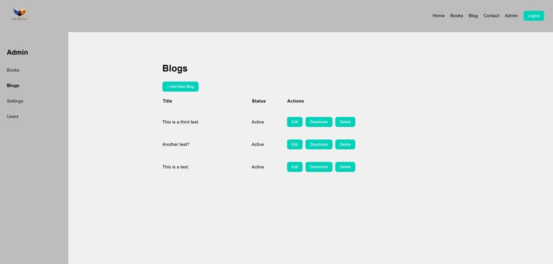 Plantilla web para autores en React / Plataforma de autor autohospedada de pila completa imagen 10