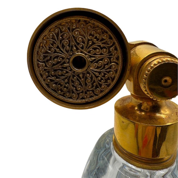 Marcel Franck heavy crystal perfume bottle View 2