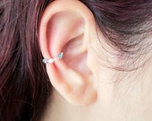 Transgender Pride Ear Cuff - Trans Pride Jewelry - Hoop Ear Cuff - Gay Pride Jewelry