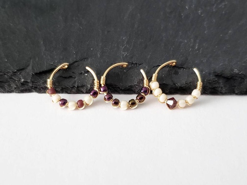 Conch Ear Cuff Hoop Ear Cuff Set No Piercing Ear Cuff image 3