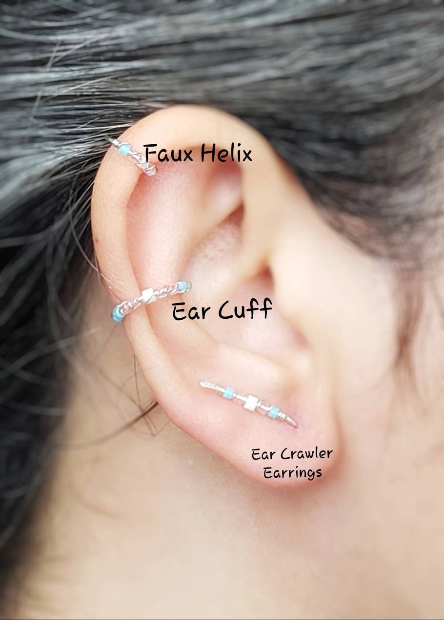 Trans Pride Jewelry - Transgender Pride - Faux Piercing - Nose