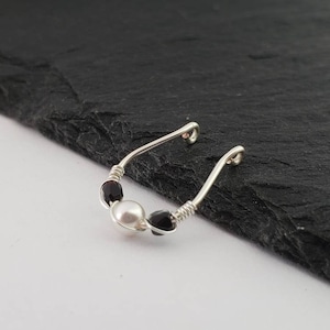 Fake Septum Ring Silver