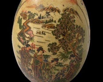 Vintage Chinese Satsuma Style Egg
