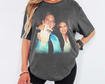 Vintage Elliot Stabler und Olivia Benson Shirt, Law And Order Retro 90s T-Shirt