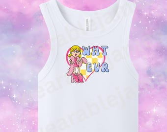 Lizzie McGuire Cropped Tank, Retro Lizzie, Hilary Duff Shirt, Micro rib Baby Tee, Disney Cute Lizzie McGuire