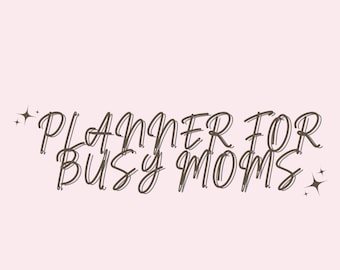 Digitale planner voor drukke moeders | Minimalistische weekplanner | iPad Planner GoodNotes | Mom Life Organizer | Direct downloaden