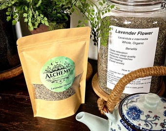 Lavender Flower Whole Organic • Aromatic Herb for Tea & Bath