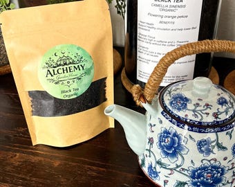 Organic Black Tea (Camellia Sinensis)  2 oz
