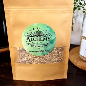 Organic Ashwagandha Root - Cut & Sifted, 2 oz image 5