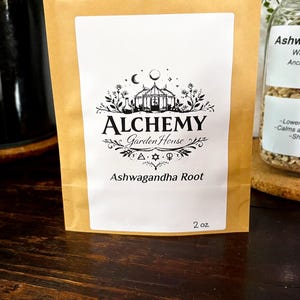 Organic Ashwagandha Root - Cut & Sifted, 2 oz image 2