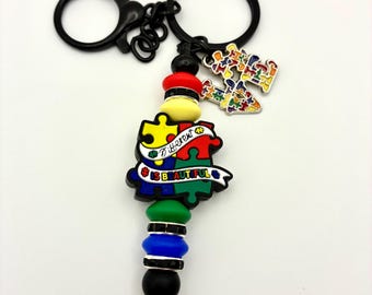 Different is Beautiful (Autisim Awareness Keychain)