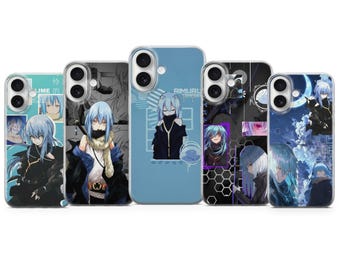 Rimuru Tempest Phone Case, Tensei Shitara Slime Cover for iPhone 17 Pro Max, 16e, 15, 14, 12, Samsung S25 Ultra, S24 FE, A56, Pixel 10 XL, 9