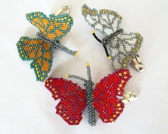 Butterfly hair clip. Hair accessory. Summer accessory. Hair accessory for girls. Nature inspired jewelry.