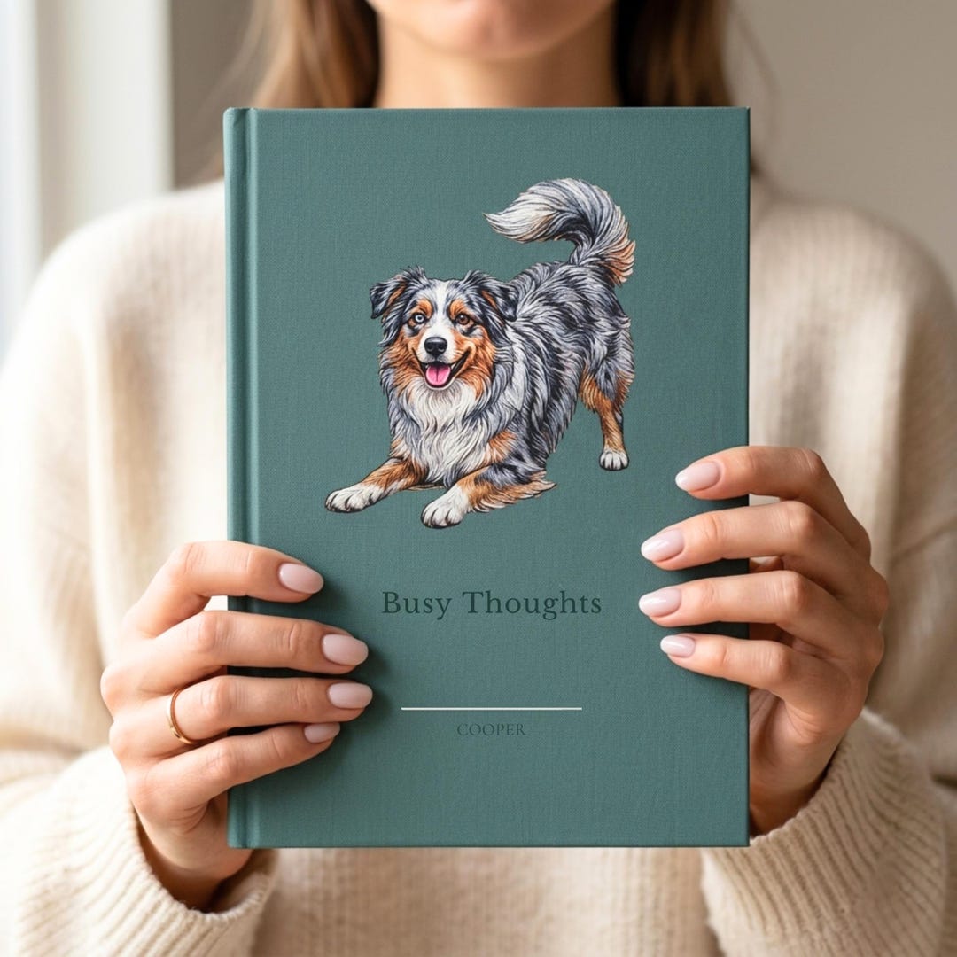 Custom Dog Journal Personalized Pet Notebook Dog Lover Gift Puppy ...