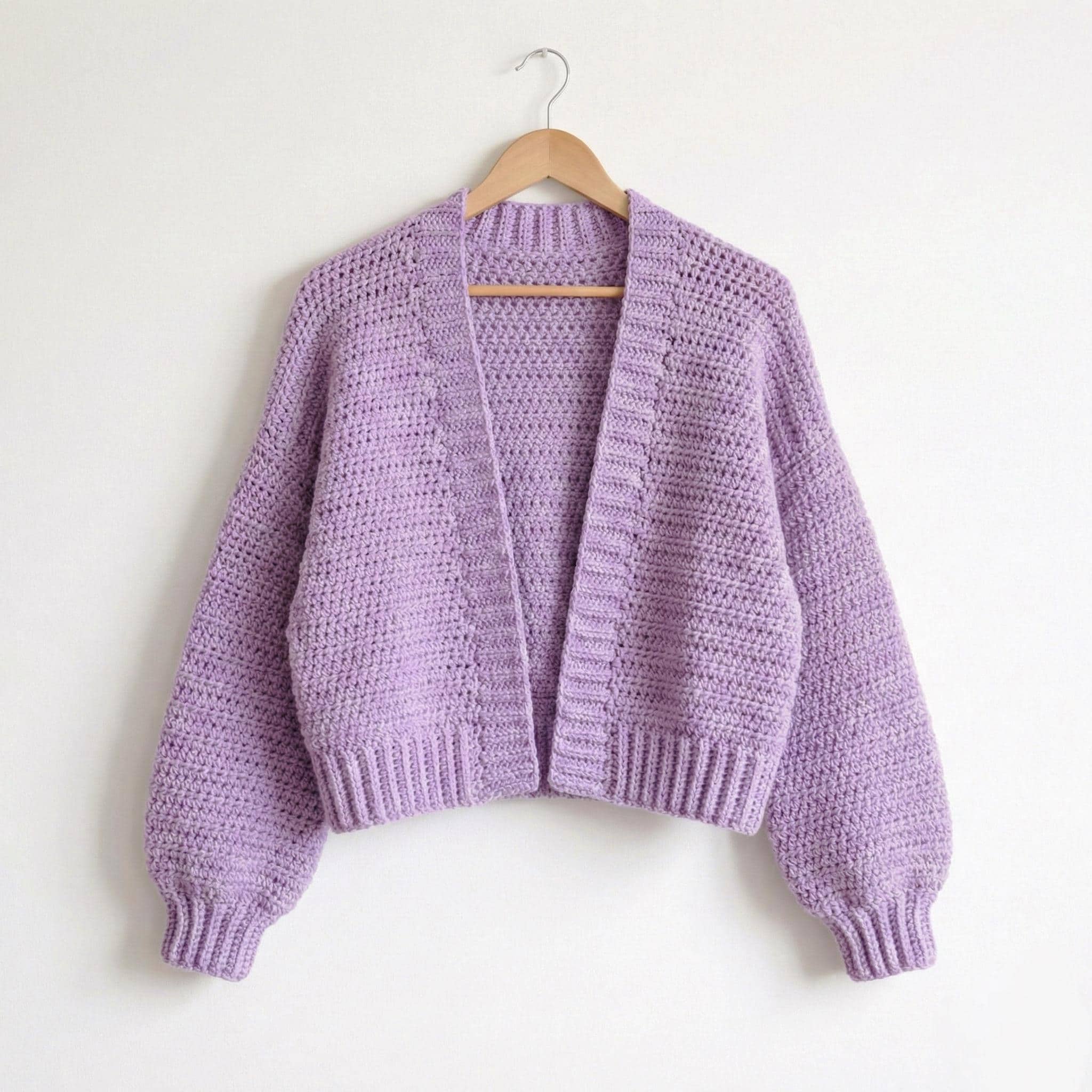 Easy Beginner Crochet Cardigan Pattern: Simple Chunky