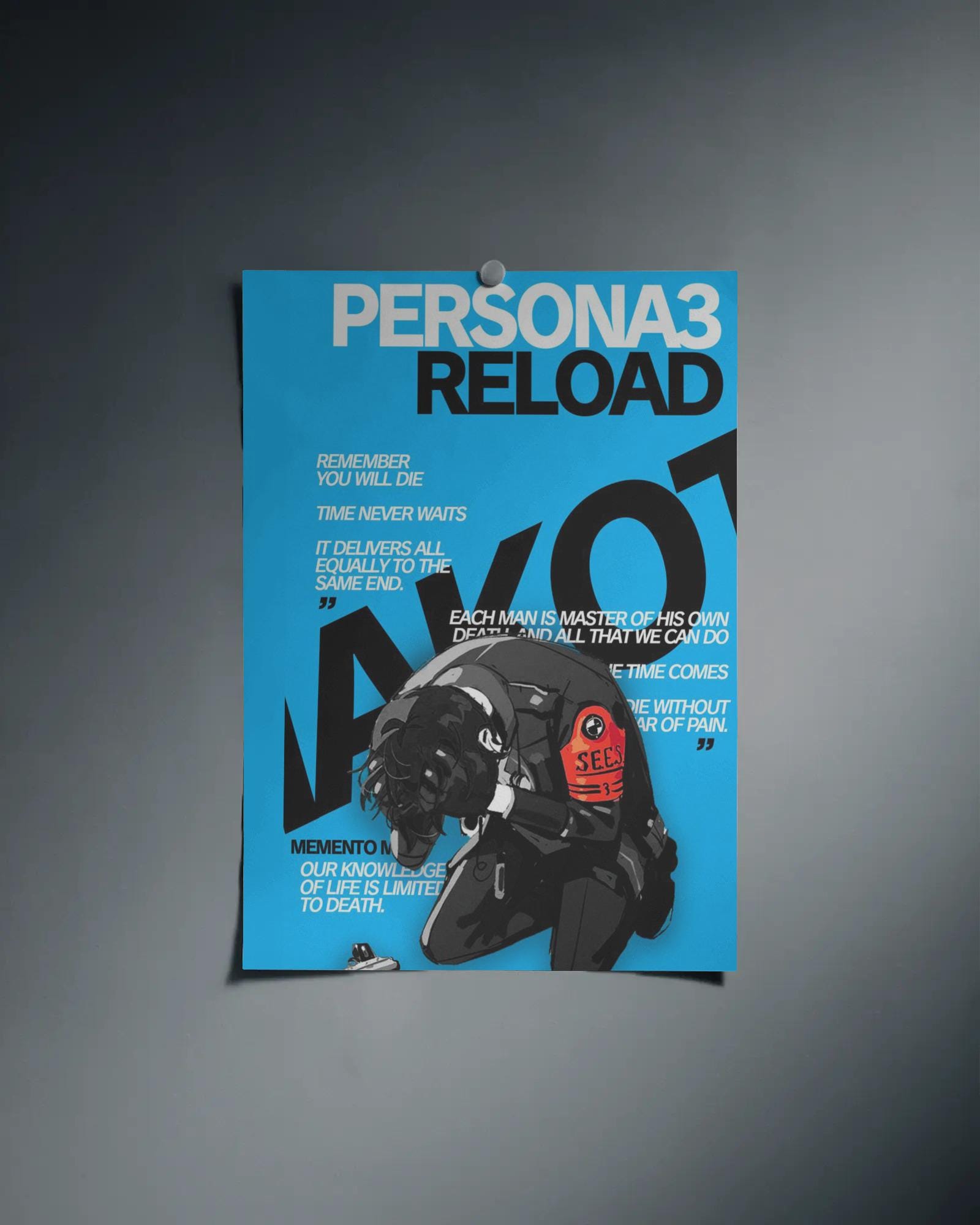 Persona 3 Reload Poster - Akihiko Sanada Art Print, JRPG Wall Decor ...