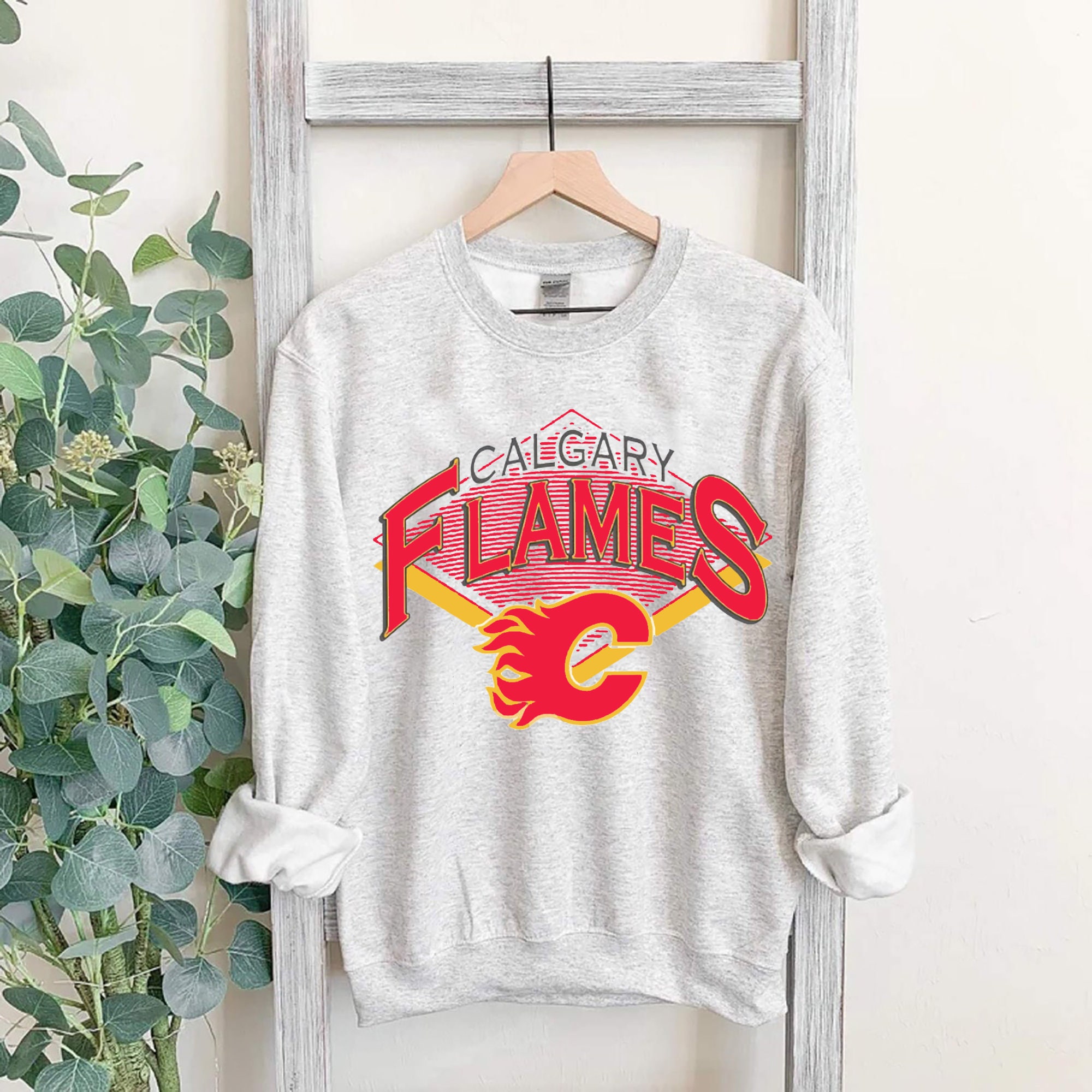 Discover Calgary Flames Sweatshirt, Flames Sweatshirt, Hockey Sweatshirt
