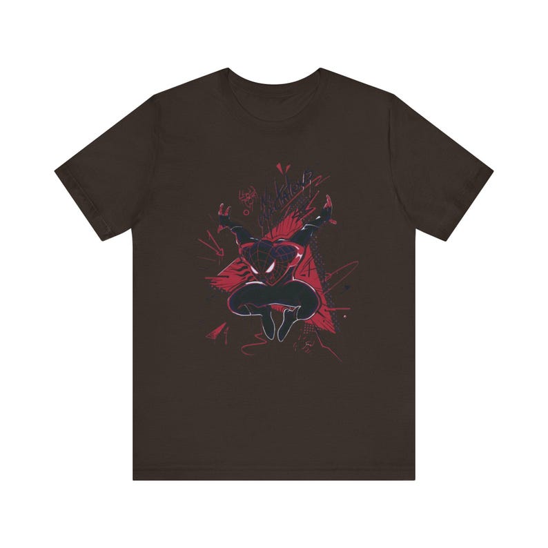 Spider Graffiti Shirt Urban Streetwear Tee Alternative Graphic T Shirt Edgy Art Gift Unisex Casual Top image 6
