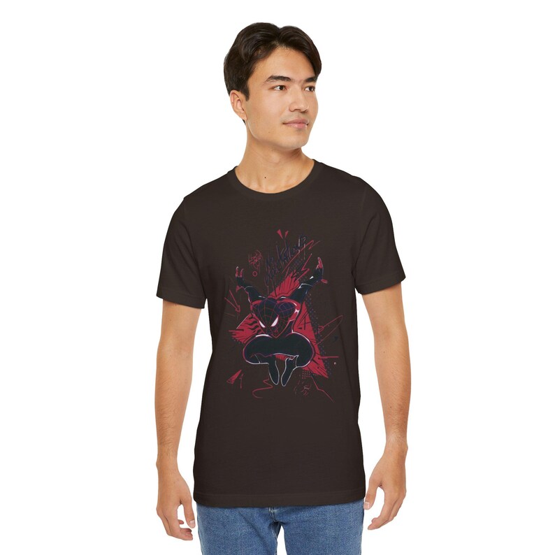 Spider Graffiti Shirt Urban Streetwear Tee Alternative Graphic T Shirt Edgy Art Gift Unisex Casual Top image 18