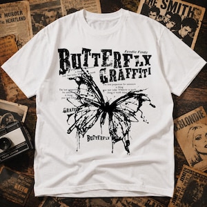 Grunge Butterfly Shirt - Etsy