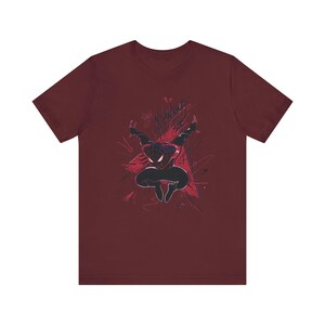 Spider Graffiti Shirt Urban Streetwear Tee Alternative Graphic T Shirt Edgy Art Gift Unisex Casual Top image 11