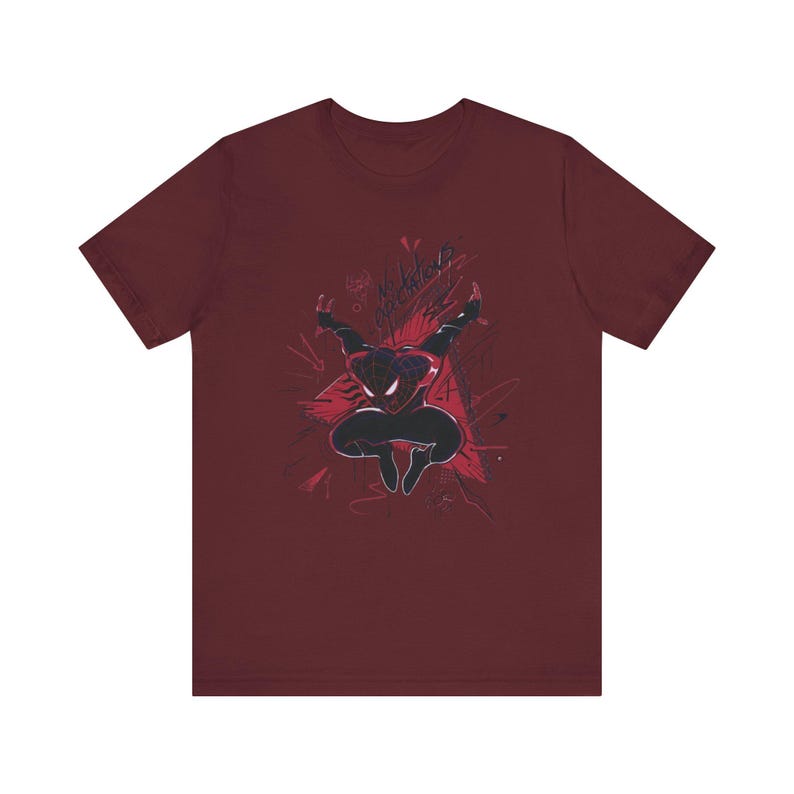 Spider Graffiti Shirt Urban Streetwear Tee Alternative Graphic T Shirt Edgy Art Gift Unisex Casual Top image 11