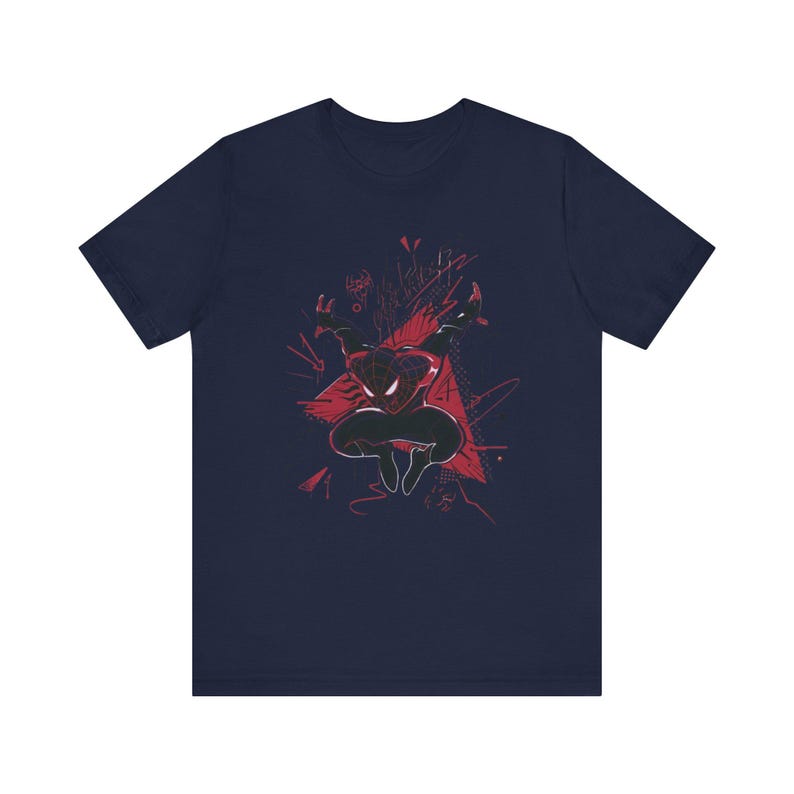 Spider Graffiti Shirt Urban Streetwear Tee Alternative Graphic T Shirt Edgy Art Gift Unisex Casual Top image 10