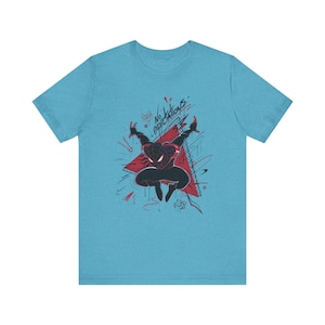 Spider Graffiti Shirt Urban Streetwear Tee Alternative Graphic T Shirt Edgy Art Gift Unisex Casual Top image 9