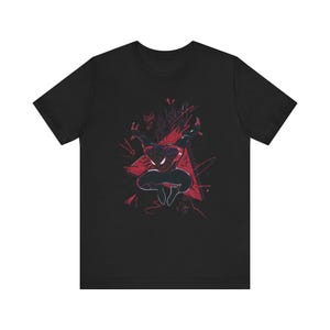 Spider Graffiti Shirt Urban Streetwear Tee Alternative Graphic T Shirt Edgy Art Gift Unisex Casual Top image 7
