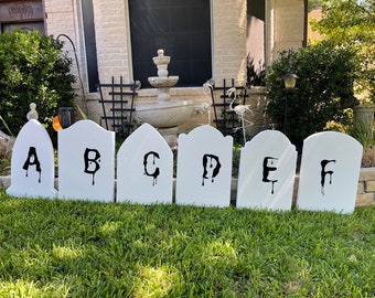 DIY tombstone blank with PVC