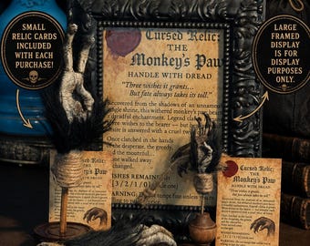 Cursed Monkey Paw for curiosity cabinet