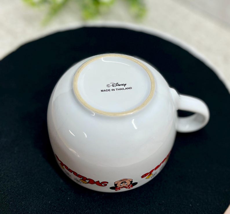 Oversized Disney Minnie Mouse Coffee Soup Mug EUG Large Ceramic Classic Minnie Bild 8