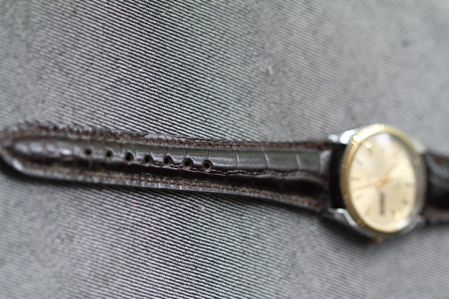 Vintage Timex Quartz watch with Fluted bezel day date vintage Etsy