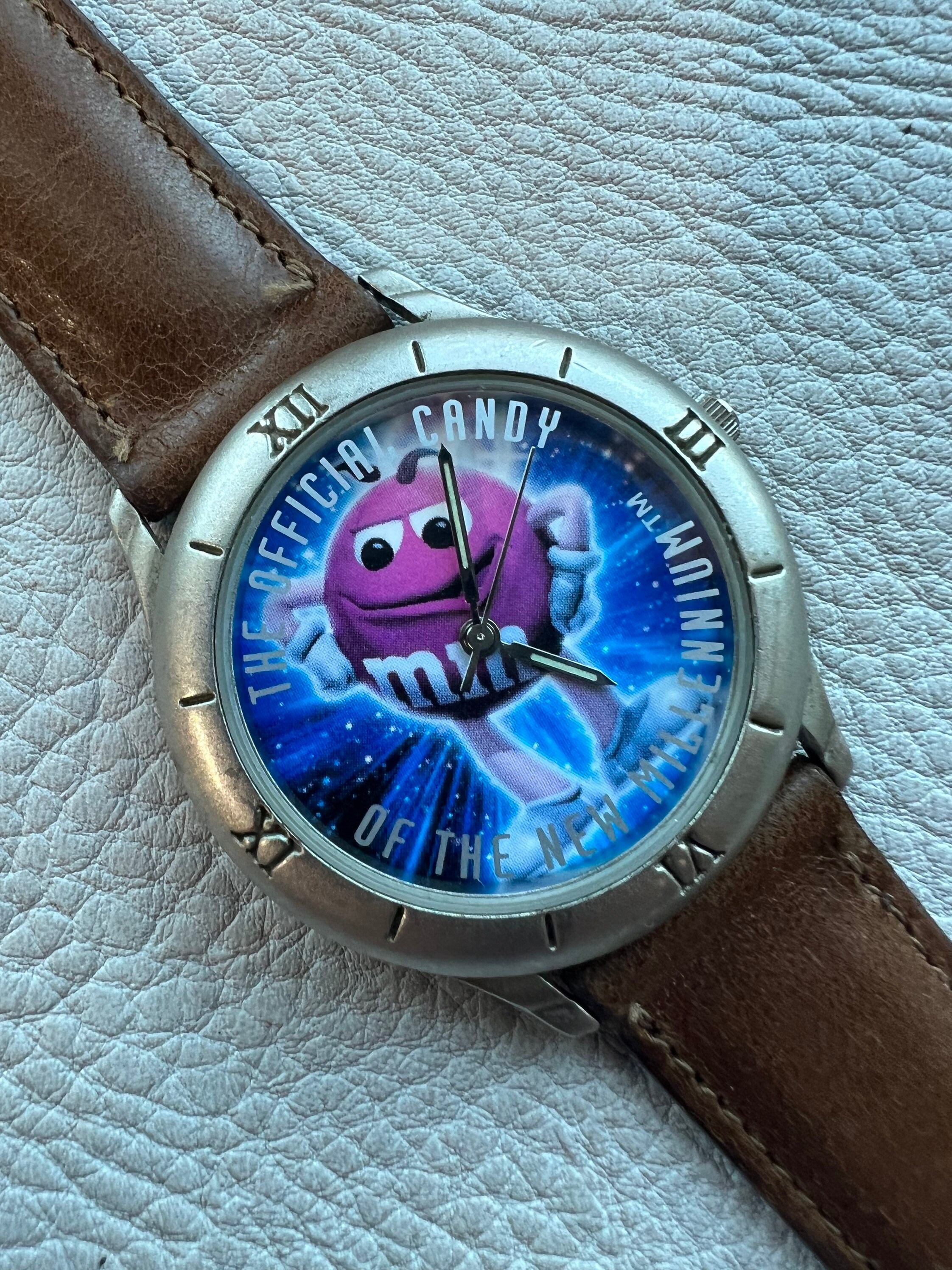 m&m's 時計 Vintage 1998 M&m's Quartz Watch Millennium - Works! - Etsy