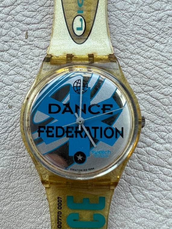 Vintage Swatch watch dance federation 1994 - work… - image 2