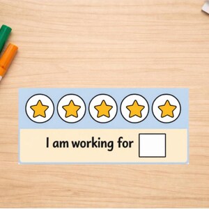 ABA Star Token Board: Autism Behavior Chart (Digital Download)