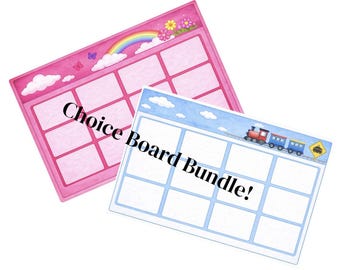 Visual Choice Board Bundle | Autism & Preschool Communication (Printable PDF)