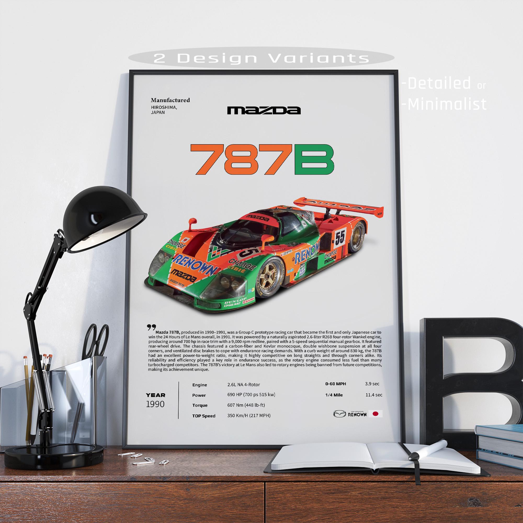 Mazda 787b - Etsy 日本